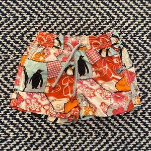 Vilebrequin toddler swim trunks size 2T Penguin Print